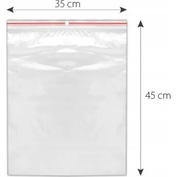 Sáček na potraviny ZIP sáčky / Sáčky se zipem / Strunové sáčky 35x45 cm 100 ks