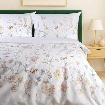 Povlečení SATÉNOVÉ POVLEČENÍ SATYNLOVE 200X220 CM, 2KS 70X80 CM KVĚTY