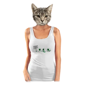 Bastard Pastva pro oči dámské tílko klasické White