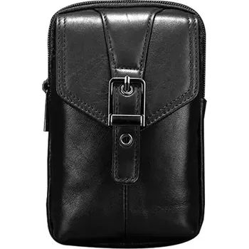 Ledvinka Bullcaptain kožená taška i ledvinka Donop Černý