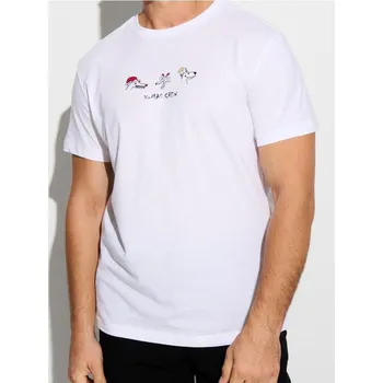 Sinsay - Regular tričko z bavlny - bílá - 900GP-00X - 900GP-00X-M