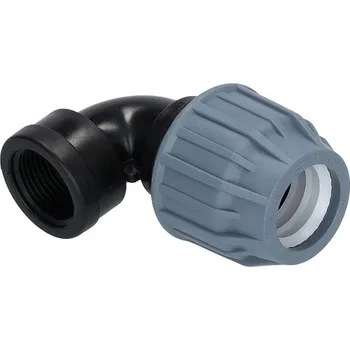 Vodovodní potrubí Koleno F 90° Plano PP-S, d 63 x 2˝ vnitřní závit