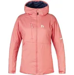 Dámská zateplená bunda Hannah TAYA HOODY 40 Lososová, Bílá