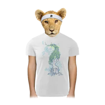 Bastard Nature vs. Technology dětské sportovní tričko White