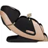 Masážní křeslo Sakura Massagestoelen Luxury 808 černé/béžové