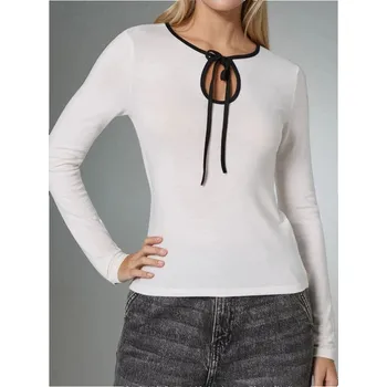 Dámská halenka Sinsay - Halenka s&nbsp;dlouhými rukávy - krémová - 294FK-01X - 294FK-01X-M