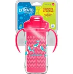 Dr.Brown´s Dr.Browns Termální hrneček se slámkou Straw Cup, 300ml, růžový