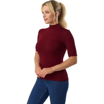 Dámské tričko Dámské tričko Layla wine - BABELL bordó XL