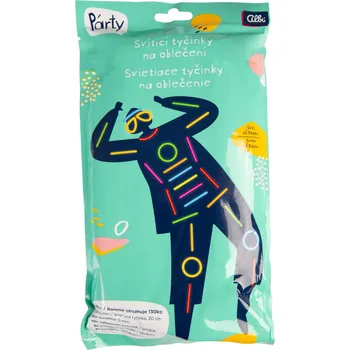 Desková hra Svítící tyčinky na oblečení uni