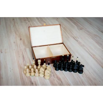 Šachy Šachové figurky klubovka v dřevěném boxu + doprava zdarma
