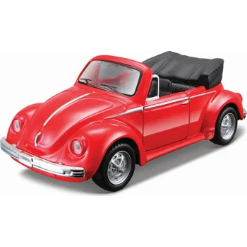 autíčko Maisto Volkswagen 1303 Cabriolet 1:36 červená