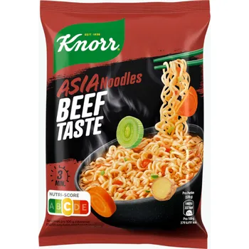 Knorr Asia nudle s hovězím masem 70 g - originál z Německa