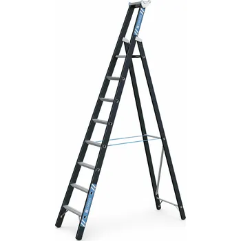 Železářství ZARGES Megastep S stojací jednostranný žebřík, Pracovní výška: 4,15 m