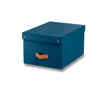 Úložný box Leitz Puro - úložný box - A4, 260 x 200 x 350 mm, modrý, 2 ks