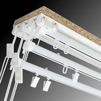 Příslušenství pro garnýž Urbánek Spouštěcí kolejnice Flix - trojkolejnice - na míru | 1 cm