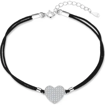 Náramek MOISS provázkový náramek SRDCE B0000780