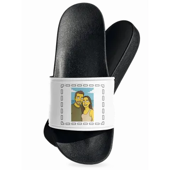 Pánské pantofle Bastard Simpsonovi z vlastní fotky pantofle White