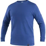 Pánské tričko s dlouhým rukávem CXS PETR Velikost: XL, Barva: modrá