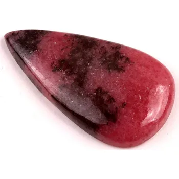 Přírodní kámen Kabošon Růžový Rhodonit č.6472 (41x23x6mm)