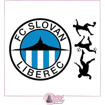 Jedlá dekorace na dort FC Slovan Liberec - jedlý papír