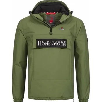 Pánská zimní bunda HOHENHORN ALLESSO 3XL Zelená, Černá, Bílá