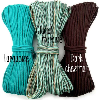 Příze VEĽKÁvlna VEL'KÁ vlna šňůry na šití 6mm Ledovcová moréna