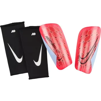 Fotbalový chránič NIKE Mercurial Lite červená/stříbrná XS
