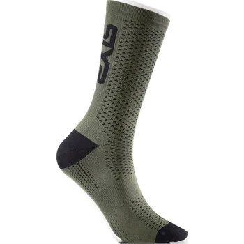 Pánské ponožky SIXS ponožky SHORT LOGO V2 khaki - 36-39