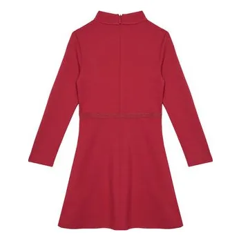 Dámské šaty Tommy Hilfiger Každodenní šaty Essential Skater KG0KG08790 S Červená Regular Fit 7Y