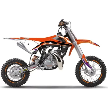 Samolepicí dekorace na vozidlo BLACKBIRD sada samolepek (dýhy) KTM SX 50 16-23 DREAM 5 barva oranžová bílá černá (BLACKBIRD sada samolepek (dýhy) KTM SX 50 16-23 DREAM 5 barva oranžová bílá černá)