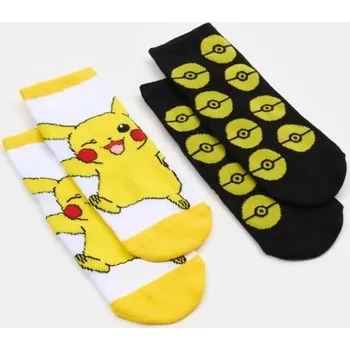 Dětská móda Sinsay - Sada 2 párů ponožek Pokémon - vícebarevná - 754CF-MLC - 754CF-MLC-R26