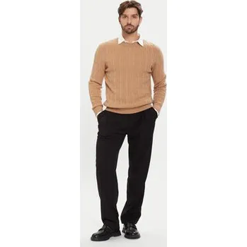 Pánské oblečení BOSS Svetr H-Hetico 50549975 Béžová Regular Fit L