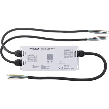 McLED ML-961.041.22.5 DALI přijímač - řízení RGBW, 4 kanály, 4x 5A, 12-36V, IP67