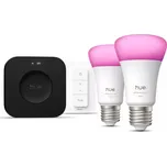 Philips HUE Hue WCA 2 x smart žárovka A60 E27, 8,1W, 1100lm, vypínač se stmívačem