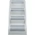 Schody a rampa pro psa Trixie 39469 38,5 x 60 x 79 cm světle šedé