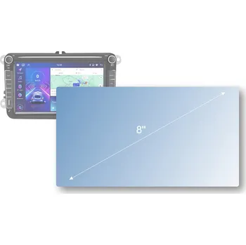 Příslušenství pro autorádio 3765 Everest antireflexní ochranné nano sklo FO06 - 8''