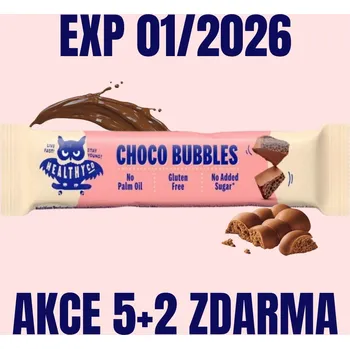 Čokoláda HealthyCo Bubbly Milk Chocolate Bar 30 g 5+2 ZDARMA EXP 01/2026