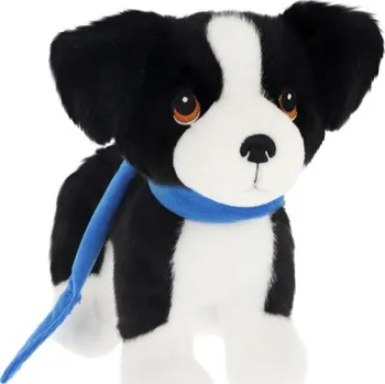 Figurka Keeleco Štěně Love na vodítku Border kolie 23 cm