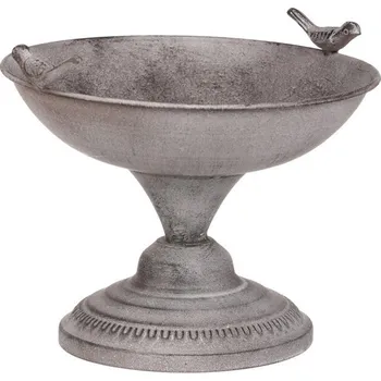 Krmítko pro ptáka Krmítko/pítko kovové, stojící.