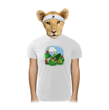 Chlapecké tričko Bastard Jak se staví nový level? dětské sportovní tričko White