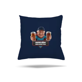 Polštář Bastard Super děda polštář Dark Navy