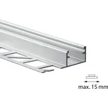 McLED ML-761.333.05.1 Hliníkový profil pro obklady a dlažbu DH 37x11 mm včetně mléčného difuzoru 1 m