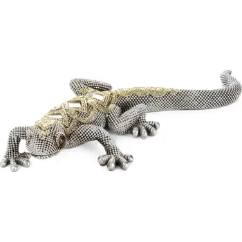 Váza DEKORAČNÍ SOŠKA GATOS 25X11X5 CM STŘÍBRNÁ