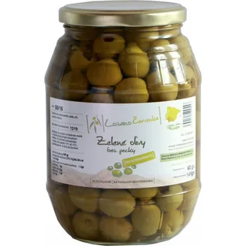 oliva Zelené olivy bez pecky, 500g, Lozano Červenka