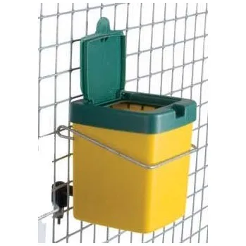 napáječka Niplová napáječka Gaun s nádobou 0,5 l pro králíky, hlodavce, drůbež, křepelky