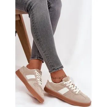 Dámské tenisky Semišové dámské tenisky Vinceza 14029 Barva: Béžová, Velikost: 36