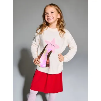 Dívčí svetr Sinsay - Svetr - krémová - WK184-01X - WK184-01X-140