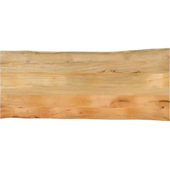 Konferenční stolek vidaXL Stolní deska 140 x 60 x 2,5 cm živá hrana mangovníkové dřevo [370625] Barva: Mangovníkové dřevo (přírodní)