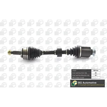 Hřídel nápravy Hnací hřídel BGA DS2519R