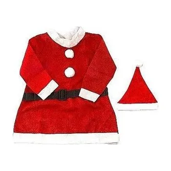 Strój Pani Mikołajowej welurowy 7-9lat